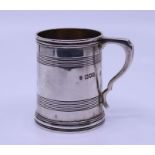 A 19th cent Silver Christening mug