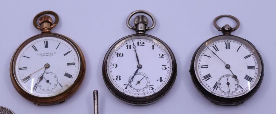A collection of various pocket watches and an Albert chain (qty) - Image 2 of 2