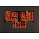 A 19th cent Mongolian silk tunic