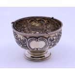 A Sheffield silver rose bowl