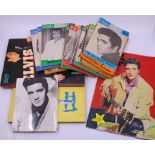 Elvis Presley interest to include a collection of Elvis Monthly magazines and similar. (qty)