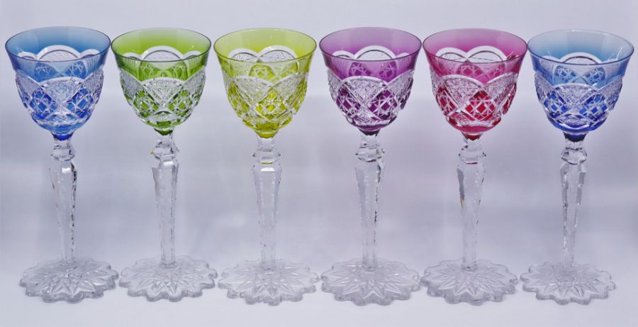 A Set of Val St Lambert glasses