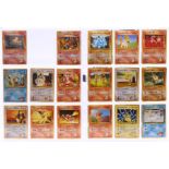 Pokemon: A collection of over 350 Pokemon / Pocket Monsters trading cards to include cards from: