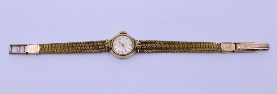 An yellow metal ladies watch - Image 2 of 2