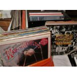 A collection of vintage vinyl to include Genesis interest