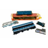 Hornby 00 gauge mallard steam locomotive. Also includes a further four locomotives and two