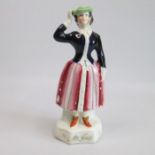 A rare Staffordshire Alpha Factory figure titled Jenny Lind Pugh E figure 164 Circa: 1847 Size: 20.