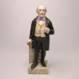 A Staffordshire figure of William Ewart Gladstone Pugh B figure 38 Circa: 1890 Size: 29.5cm H