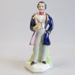 A small Staffordshire figure of Prince Albert Pugh A figure 89 Circa: 1845 Size: 12.5cm H Condition: