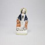 A miniature Staffordshire figure of a sailor ‘Britons glory’ Pugh C figure 186 Circa: 1855 Size: