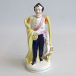 A Staffordshire figure of Prince Albert Pugh A figure 36 Circa: 1841 Size: 18.5cm H Condition: No