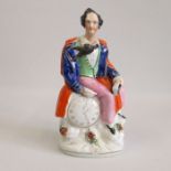 A Staffordshire Alpha Factory figure of Lord Byron Pugh H figure 20 Circa: 1847 Size: 20.5cm H