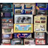 Diecast: A large collection of assorted diecast to include Solido, Matchbox, Lledo, etc, Boxed and