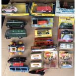 Diecast: A collection of assorted diecast vintage vehicles to include Corgi, Dinky, Matchbox, etc.