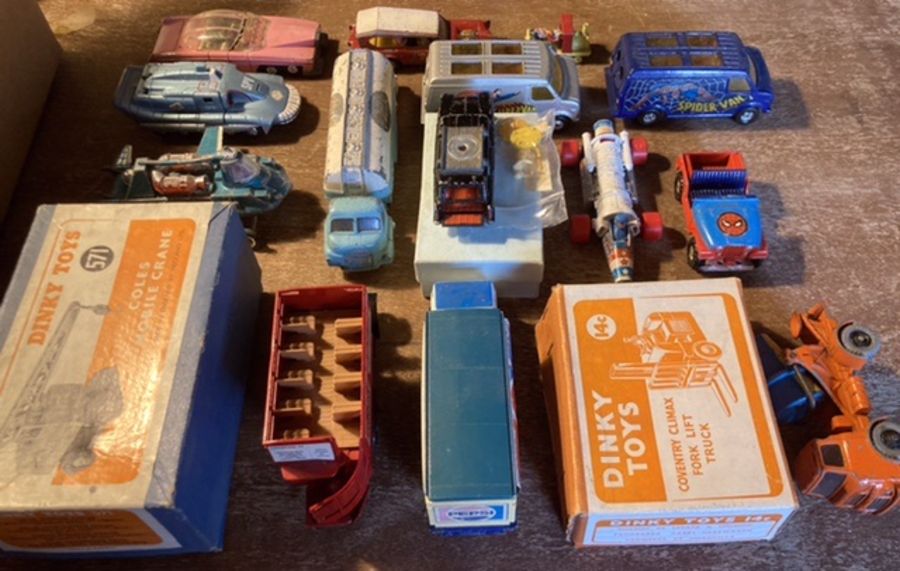 Diecast: A collection of assorted diecast vehicles to include Corgi, Matchbox, Dinky, some TV & Film - Image 2 of 3