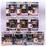 Funko: A collection of ten Funko Pop! DC boxed figures to comprise: Wonder Woman 172, Wonder Woman