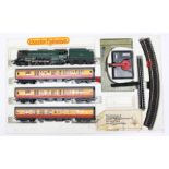 Hornby: A Hornby OO Gauge set containing: Iron Duke locomotive, three coaches and accessories,