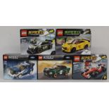 Lego: A collection of Lego Speed Champions boxed items to comprise: Chevrolet Corvette Z06, 75870;