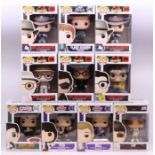 Funko: A collection of ten boxed Funko Pop! boxed figures to comprise: Danny Zuko 553, Luv 479, Bill