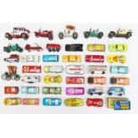 Diecast: A collection of assorted diecast vehicles to include: Matchbox, Husky, Batmobile and