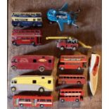 Diecast: A collection of assorted diecast vehicles to include mixed playworn assortment of