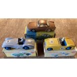 Diecast: A collection of assorted diecast vehicles to include Dinky Austin Healey, Aston Martin DB3,