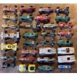 Diecast: A collection of assorted diecast vehicles to include racing and rally cars etc. In playworn