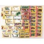 Matchbox: A collection of assorted Matchbox Models of Yesteryears, mostly in window boxes,