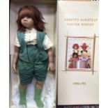 Himstedt: A boxed Annette Himstedt of Germany, Doll, Melvin, 1994/5. with certificate.and Box. Signs