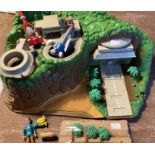 Thunderbirds: A boxed Thunderbirds Soundtech Tracy Island by Carlton. Together with one unboxed