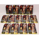 Star Wars: A collection of 13 assorted, Star Wars Episode I, Collection 1, carded figures to