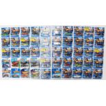 Hot Wheels: A collection of 100 Hot Wheels short carded vehicles to include: First Editions, Highway