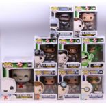 Funko: A collection of nine Funko Pop! Movies boxed figures to comprise: Robocop 22, Marty McFly 61,