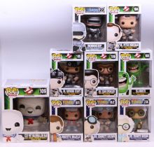 Funko: A collection of nine Funko Pop! Movies boxed figures to comprise: Robocop 22, Marty McFly 61,