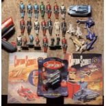 Captain Scarlet, Stingray, Thunderbirds: A collection of assorted toys to include two Marineville