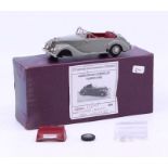 Crossway Models: A boxed Crossway Models vehicle, Armstrong Siddeley Hurricane, grey body with red
