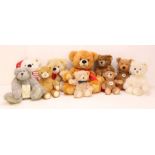 Steiff: A collection of assorted Steiff teddy bears to include: 014079, 010644, 012495, 022791,