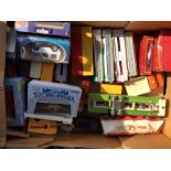 Diecast: A collection of assorted diecast vintage assorted vehicles mostly boxed to include Corgi,