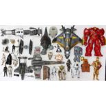 Star Wars: A collection of assorted modern, loose Star Wars figures to include: Disney, LFL and many