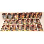 Star Wars: A collection of 20 assorted Star Wars: Episode I carded figures to include: Nute Gunray