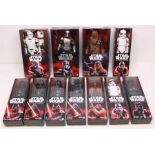 Star Wars: A collection of 11 Star Wars: The Force Awakens boxed figures to include: Kylo Ren, First