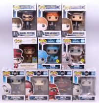 Funko: A collection of ten Funko Pop! boxed figures to comprise: Parzival 496, Art3mis 497, Daito