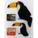 Guinness: A pair of soft Guinness Toucans: Big Arthur and Little Arthur toys, together with a