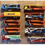 Diecast: A collection of assorted diecast vehicles to include car transporters and assorted