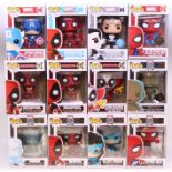 Funko: A collection of twelve Funko Pop! Marvel boxed figures to comprise: Captain America 06,