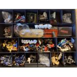 Diecast: A collection of assorted spares, as well as a large collection of spare parts and