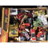 Diecast: A good quantity of vintage playworn diecast vehicles, approximately 120 to include Corgi,