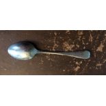 Rare WW1 German POW hand etched table spoon, etched with name ‘Aloys Kolender, POW 1919’. The