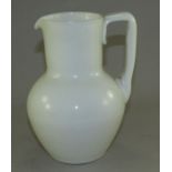 Large late 19th c Soweby type glass jug 22 cm high (1) condition good