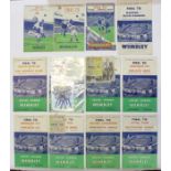 F.A. Cup: A complete run of F.A. Cup Final programmes, 1950-1959, three copies of 1954 Final, some